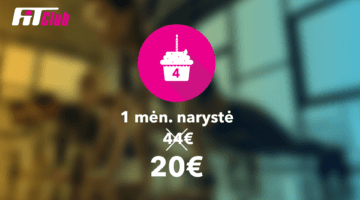 Ar girdėjai?! FitClub švenčia 4-tąjį gimtadienį!