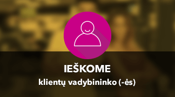 FitClub 24/7 komanda kviečia prisijungti klientų vadybininką (-ę)! (Pilnas et.)