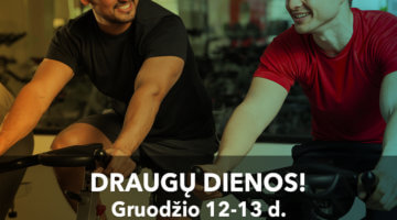 Geru draugu reikia pasirūpinti! Sportuoji FitClub sporto klube?